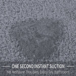 Sensuous Carpet for Bedroom (Grey, 4x6 Feet)