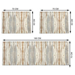 Sofa Cover for 5 Seater Tiger Print Plush Polyester ( 70x180 cm & 60x70 cm , Multi )