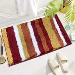 Striped Italia Bath Mat Super Sof(cinnamon, 40x60 cm)
