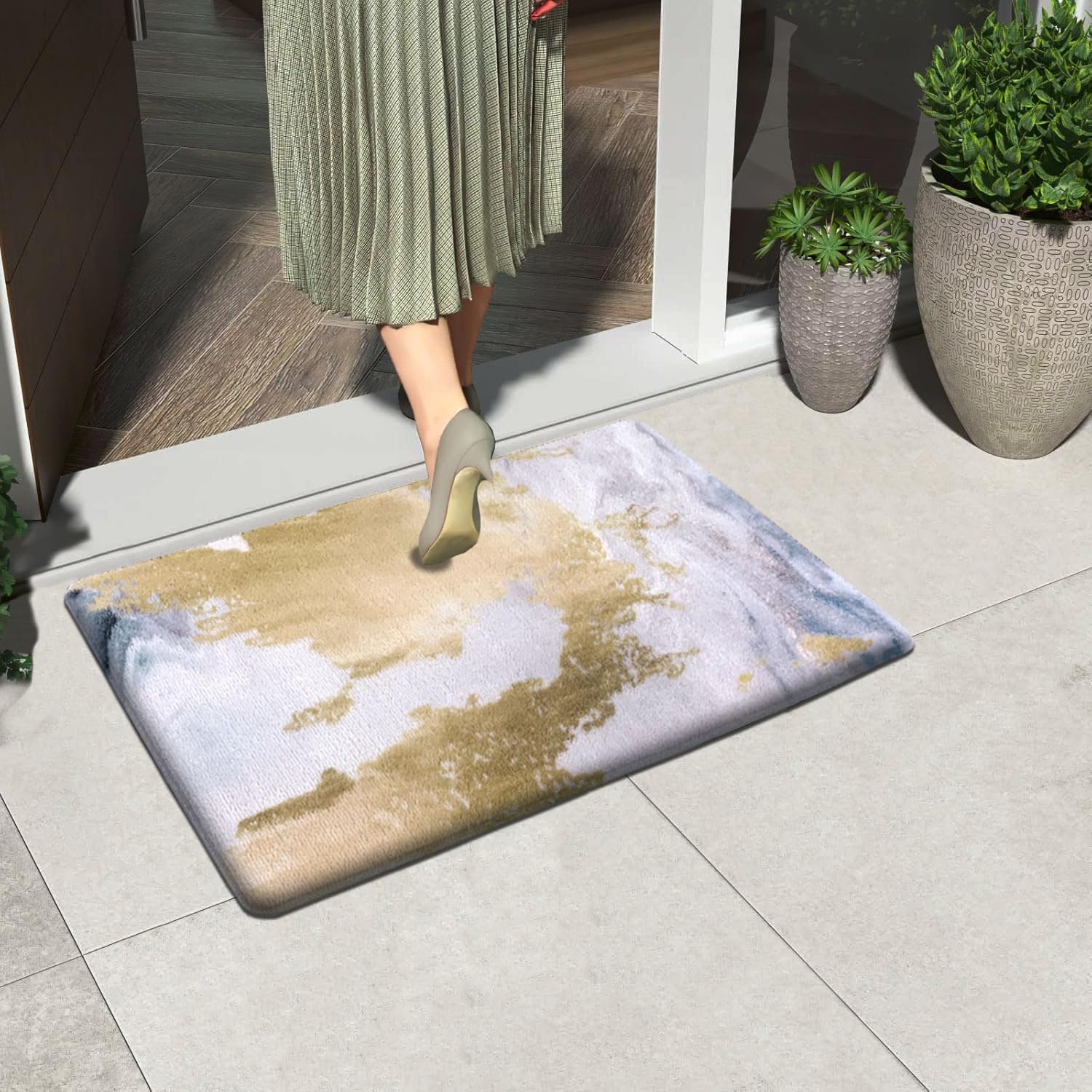 Cuba PVC Door Mats Anti Fatigue - Abstract (40x60 cm)