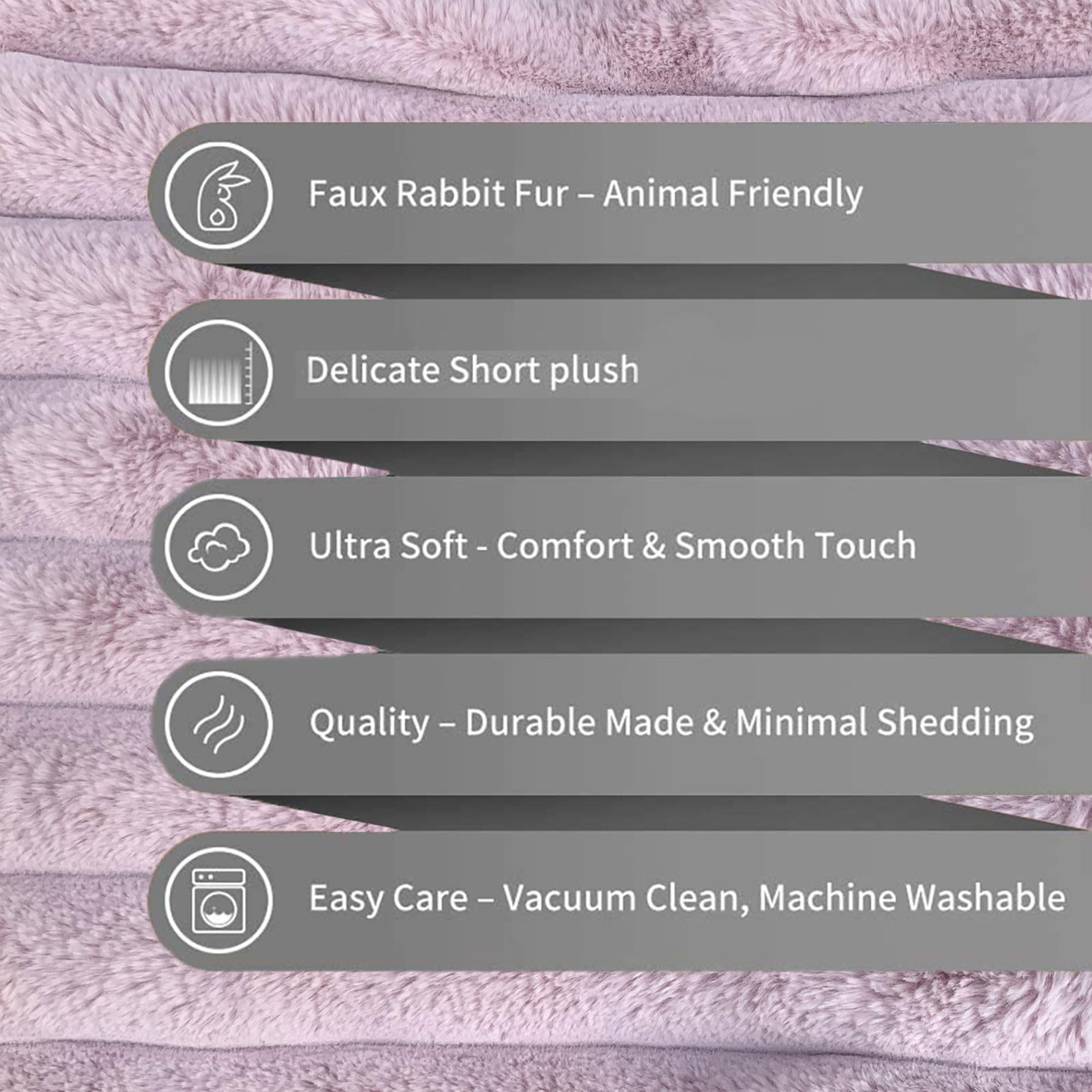 Luxurious Plush Cushion Cover (16 Inch x 16 Inch, Mavye)