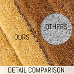 Luxury Bath Mat for Bathroom Pack of 2 (40X60 Cm Tabacco)