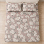 Double Bedsheet with 2 Pillow Covers 220 TC 100% Cotton Feel (King Size Dusty Rose  90x100 inch )