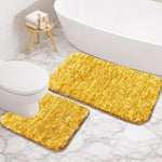 Hawai Contour Bath Mat  Set of 2 (Gold, 40x60 cm & 40x45)