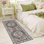 Polyester Floor Runner Persian Tribal Pattern Multi Color 150x56cm