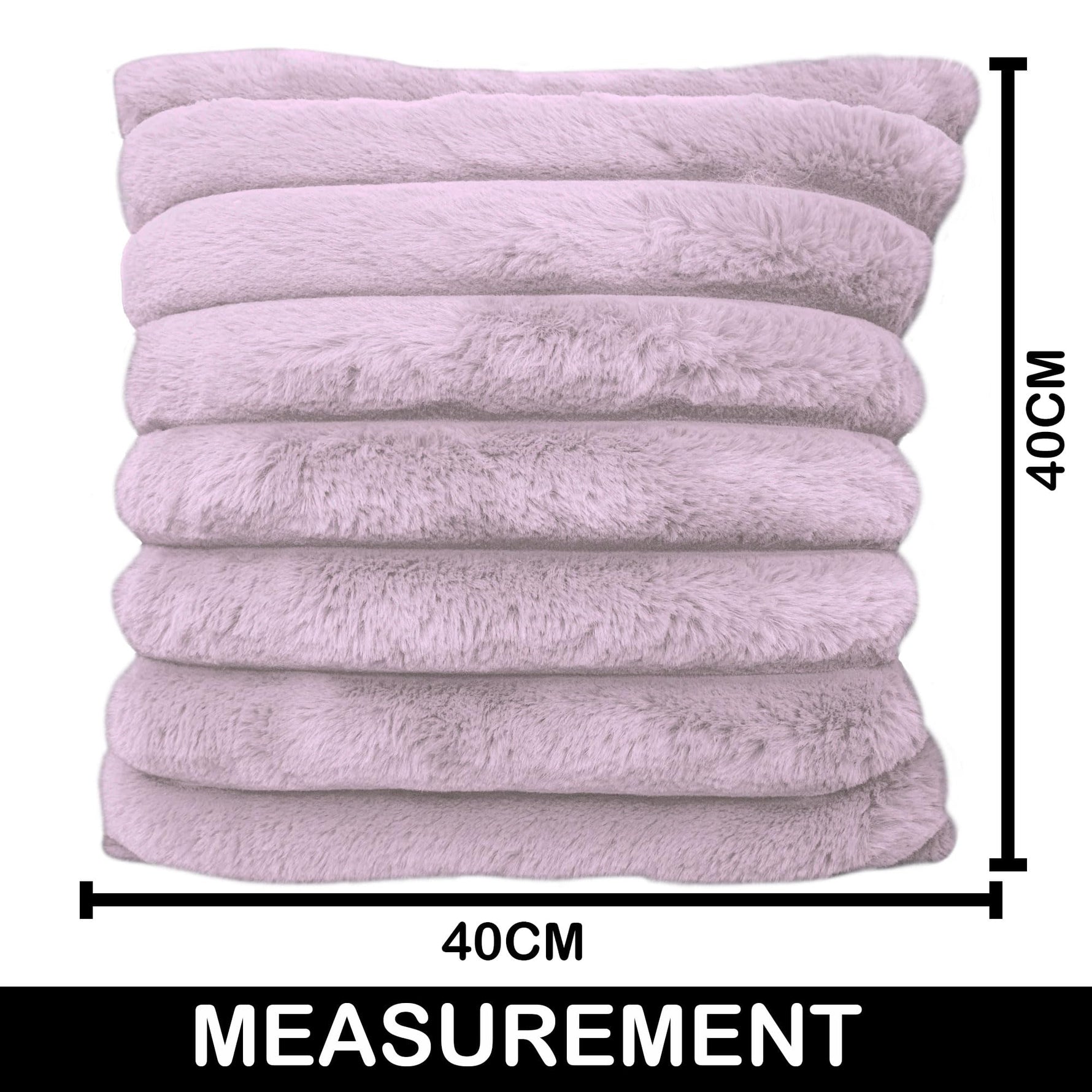 Luxurious Plush Cushion Cover (16 Inch x 16 Inch, Mavye)