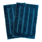 Bathmat 2500 GSM Microfiber Pack of 2 (40cm x 60cm, Teal)