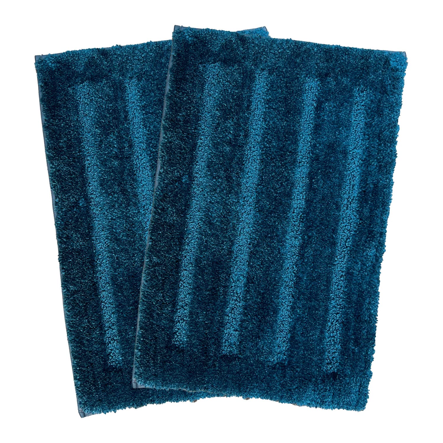 Bathmat 2500 GSM Microfiber Pack of 2 (40cm x 60cm, Teal)