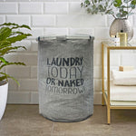 Laundry Basket Large Capacity 60 Liters ( 40L x 40W x 55H cm, Gray)