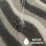 Canada Bath Mat Multi Waves (40x60 cm, Silver)