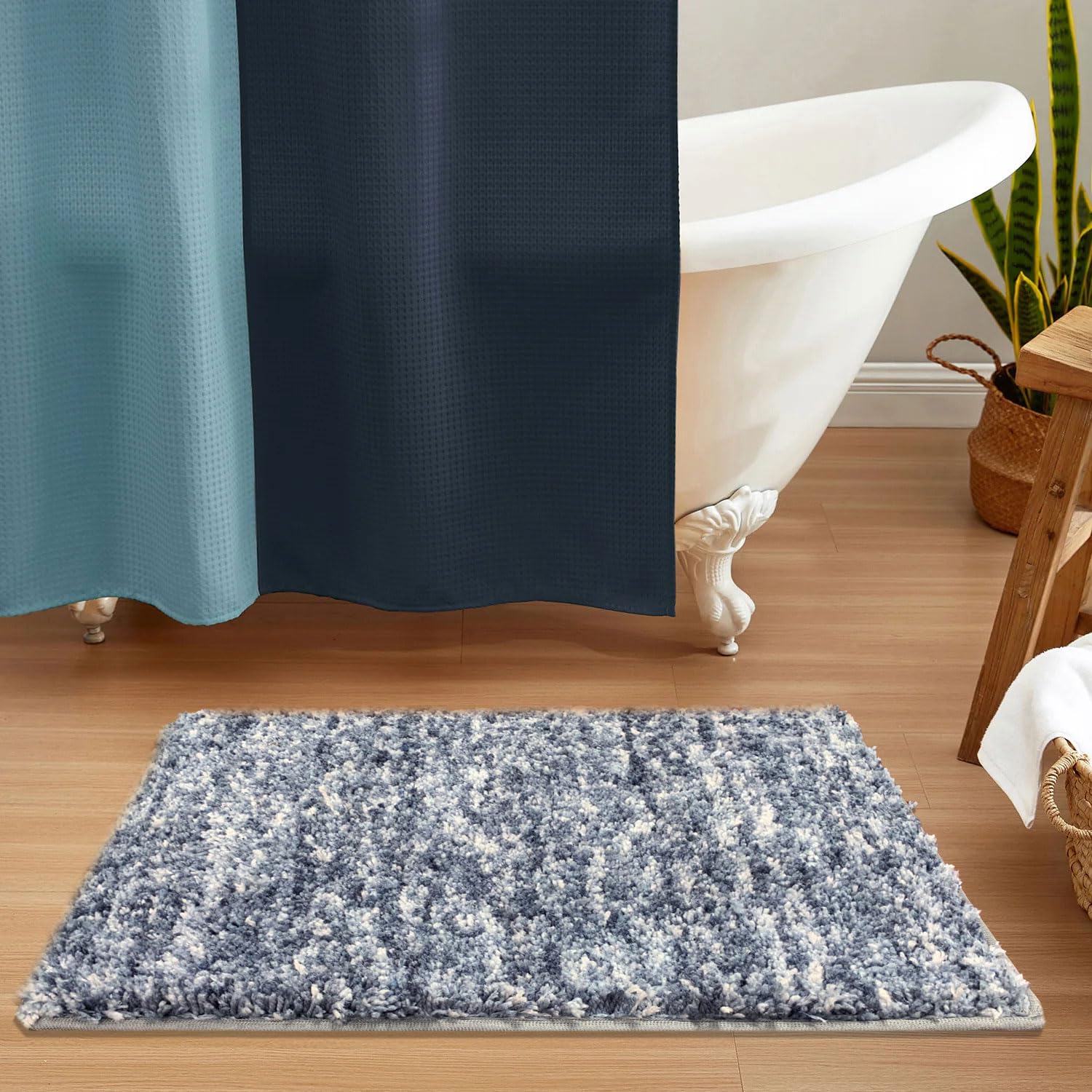 Hawaii Bath Mat Super Soft (Charcoal, 40cm x 60cm)