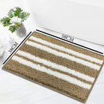 Florida Bath Mat 2200 GSM Pack of 2 (38x58 cm ,Anti Gold)