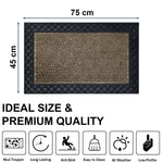 Coir Rubber Door Mat (Yellow, 45 x 75cm)