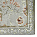 Polyester Floral Mist Runner for Bedroom (2x5 Feet, Multicolor)