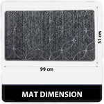 PVC Phuket Door Mat  (51x99 cm - Anthra)