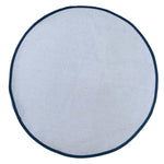 Round Bath mat for Bathroom (Blue, 65 x 65 cm)