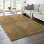 Sensuous Carpet for Bedroom (Anti Gold, 4x6 Feet)