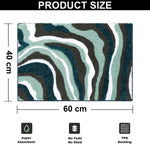 Canada Bath Mat Multi Waves (40x60 cm, Aqua)