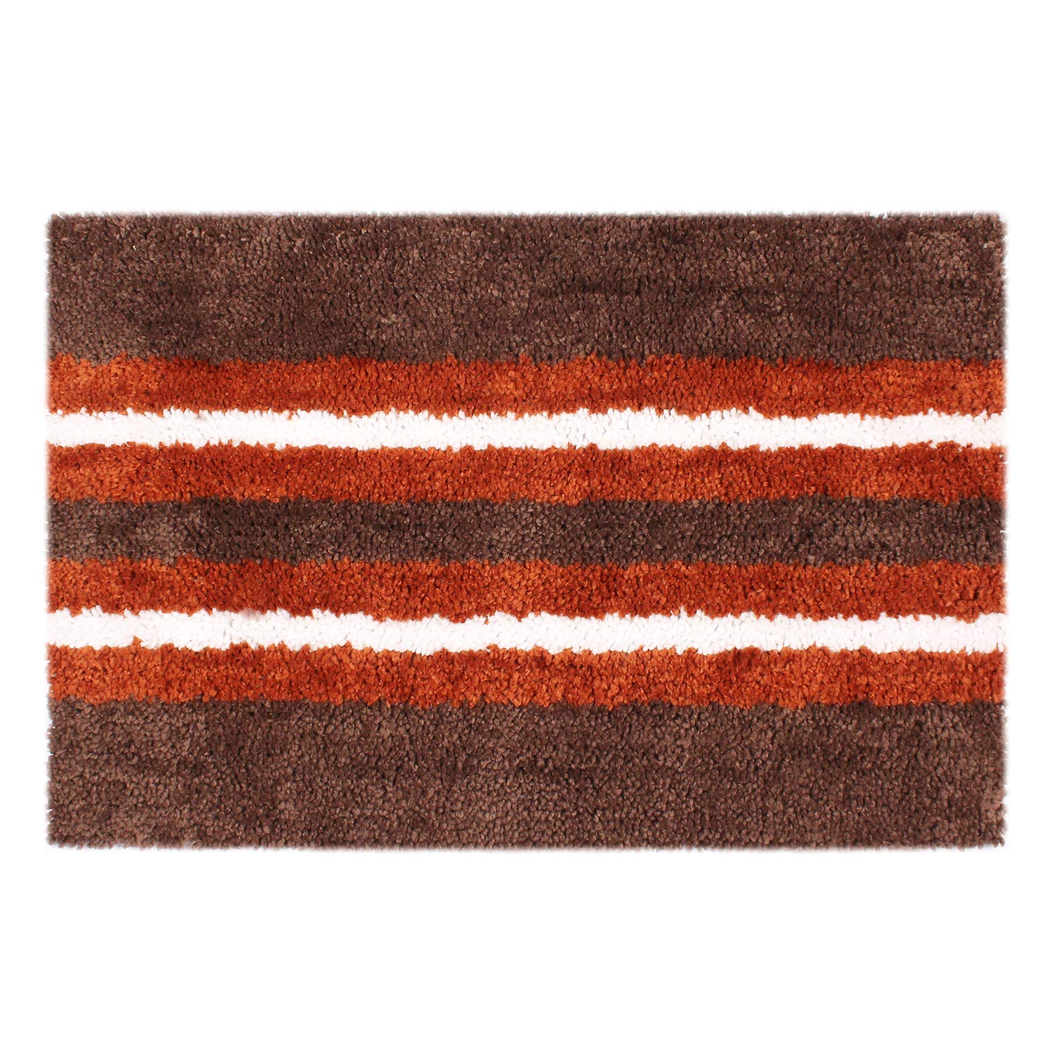Bath Runner Microfiber 1600 GSM Pack of 2(58X140, 38x58, Terra)