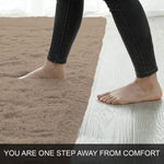 Marino Carpet Fur 2000 GSM (3x5 Ft, Taupe)