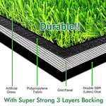Artificial Grass Mat 35 MM (Green, 3 x 4 ft )