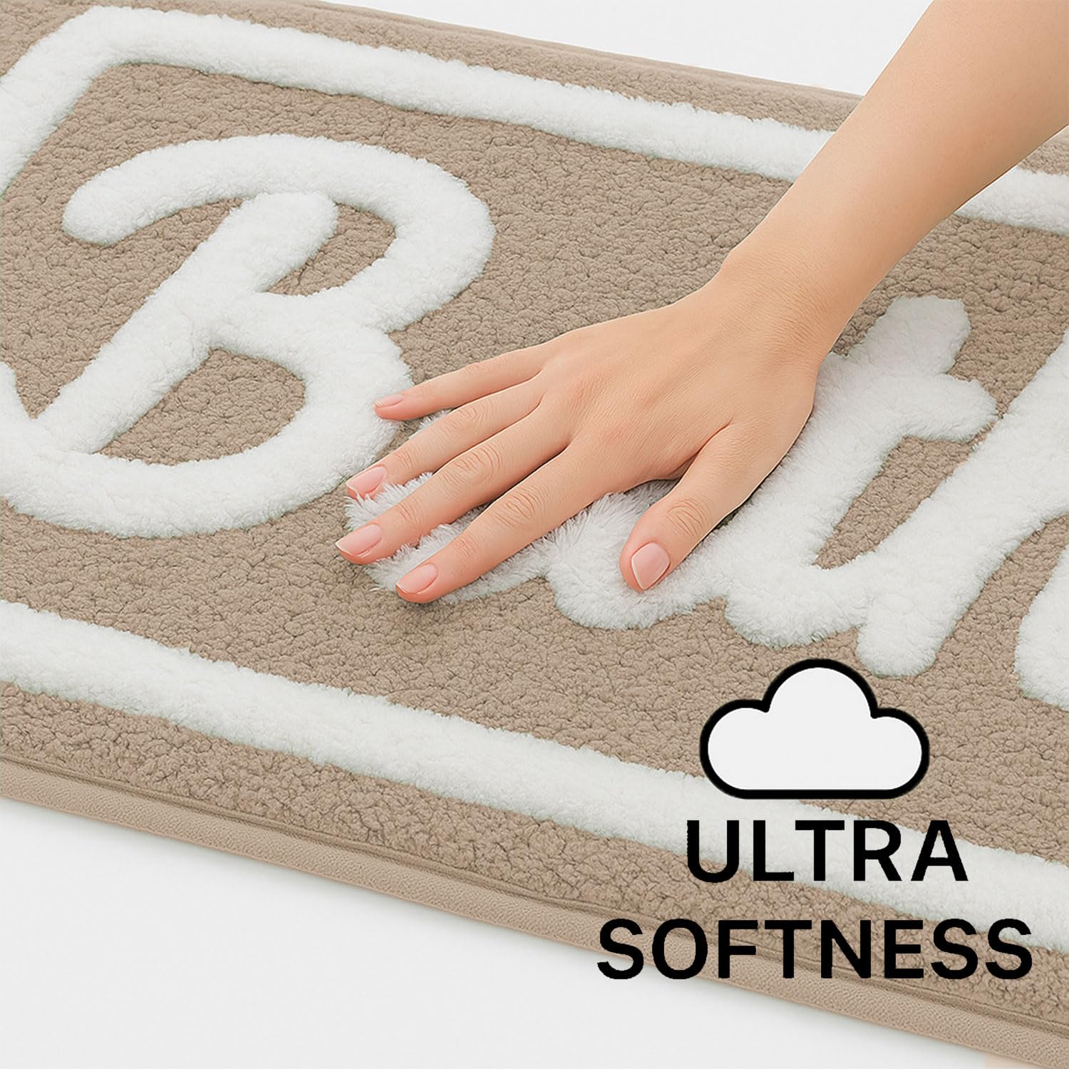 Canada Super Soft Bath Mat (40x60 cm, Beige)