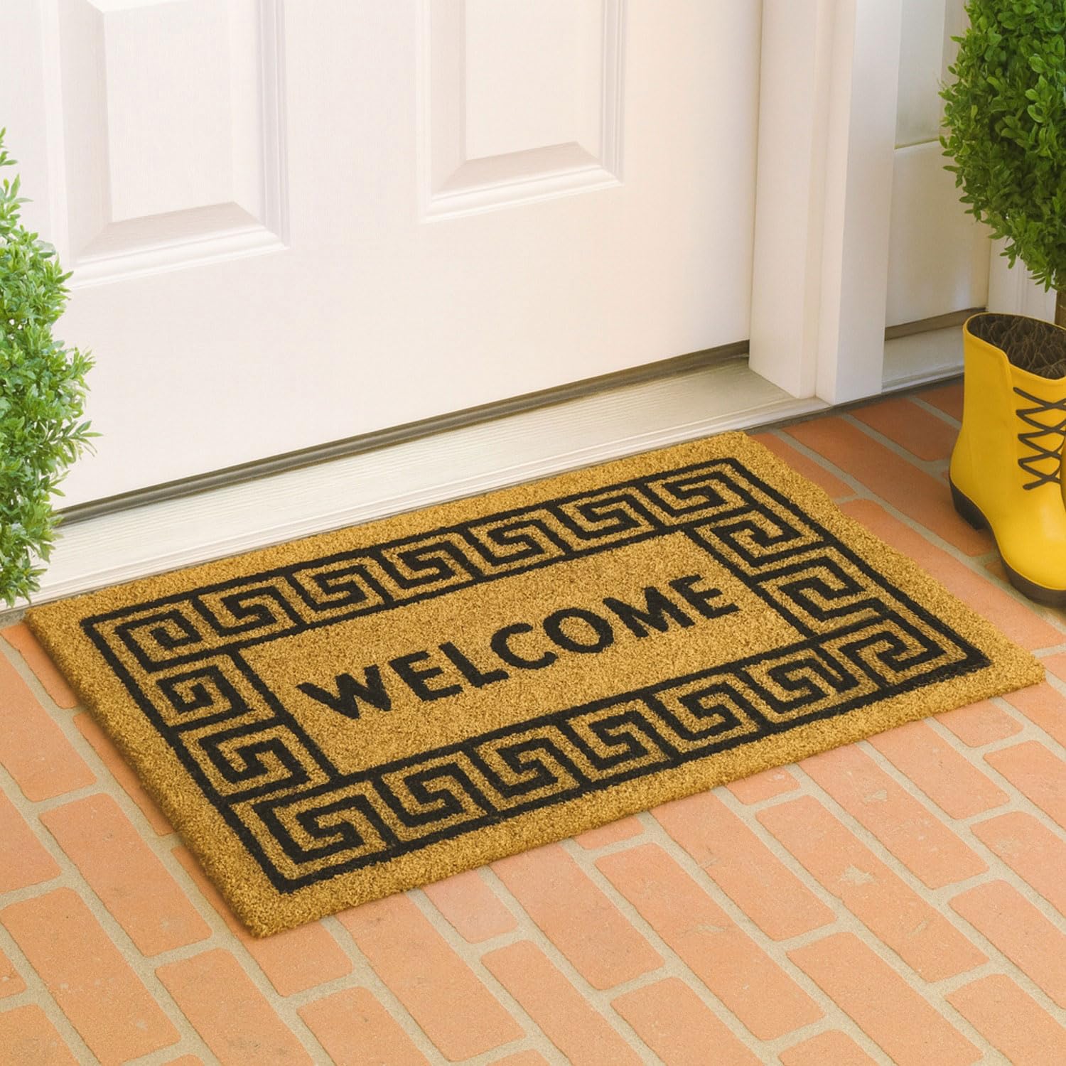 Coir Doormat for Home Entrance (Welcome to Our Home Design ,71x45 cm)