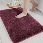 Newman Bath Mat 2500 GSM (40X60 Cm, Wine)