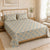 King Size Double Bedsheet with 2 Pillow Covers Premium Starburst Printed 108x108 inch