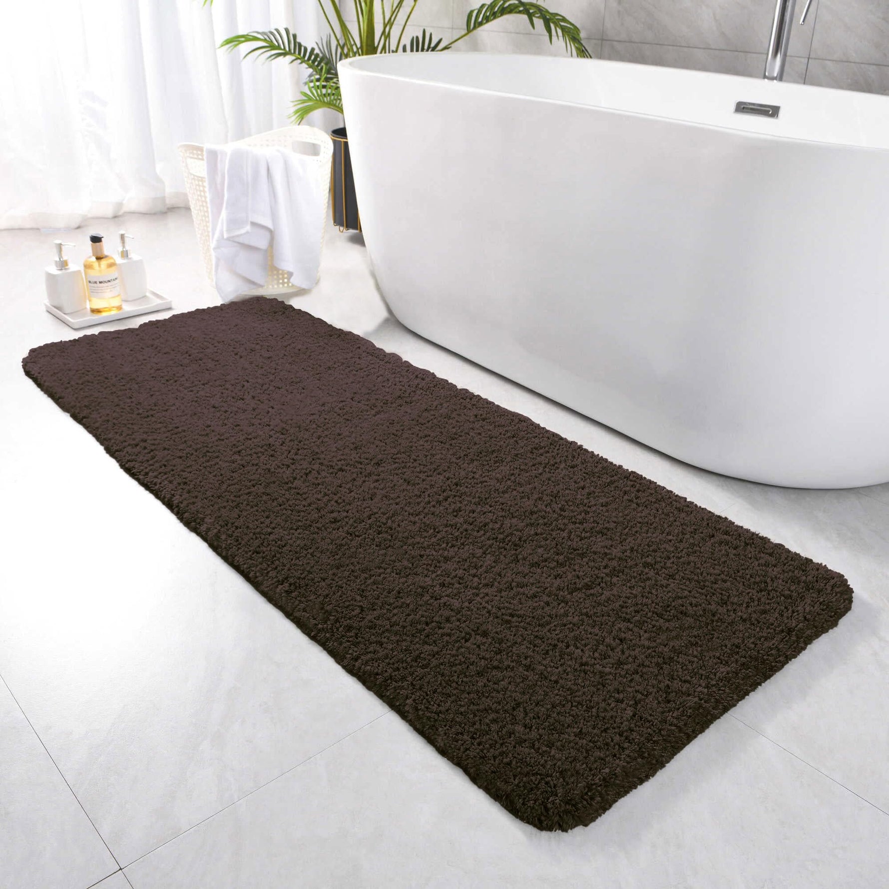 Newman Floor Runner 2500 GSM (2x5 Feet, Brown)