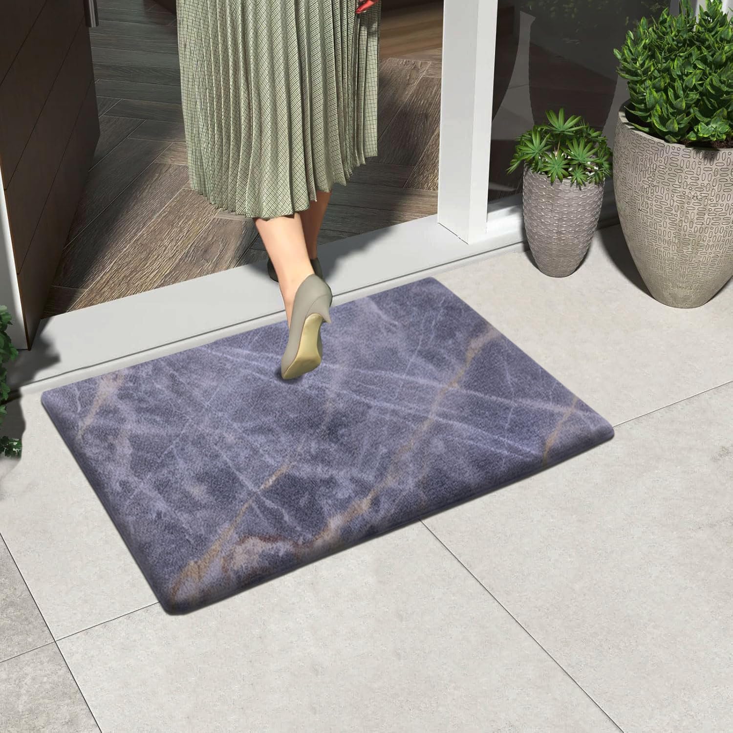 Cuba PVC Door Mats Anti Fatigue - Line Texture (40x60 cm)