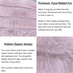 Luxurious Plush Cushion Cover (16 Inch x 16 Inch, Mavye)