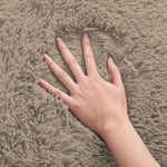 Carpets Marino Fur 2000 GSM (4x6 Ft, Taupe)