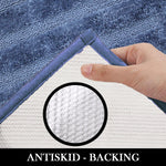 Bathmat 2500 GSM Microfiber Pack of 2 (Blue, 40cm x 60cm)