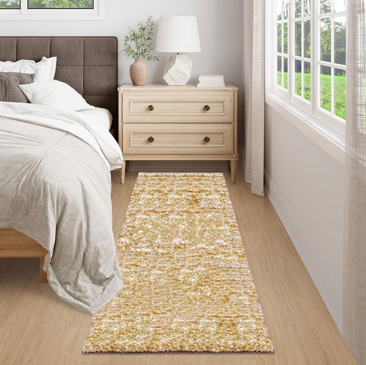 Hawaii Runner Anti Skid (Gold, 2x5 Ft)