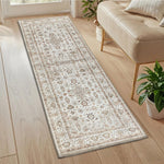 Polyester Golden Dusk Runner for Bedroom (2x5 Feet, Multicolor)