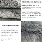 Luxurious Cushion Covers Pack of 2, (16x16 Inch - Grey)