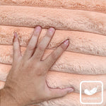 Luxurious Cushion Covers Pack of 2, (16x16 Inch - Peach)