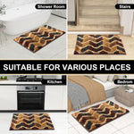 Macau ZigZag Bath Mat (40x60 cm,Taupe)