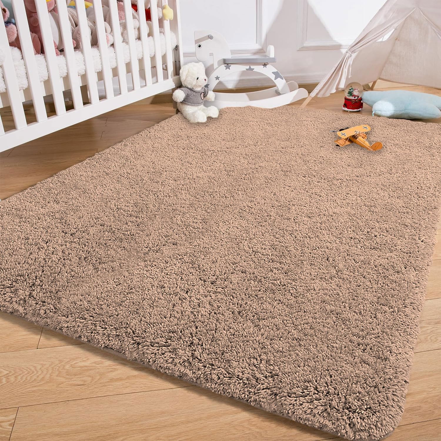 Vegas Carpet For Bedroom,Livingroom (Rust,4X6 Feet)