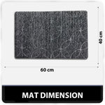 PVC Door Mat for Home Entrance Indoor & Outdoor(40x60 cm - Anthra)