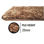 Hawaii Bath mat Anti Skid (Coffee, 45 x 75 Cm)