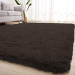 Carpets Marino Fur 2000 GSM (4x6 Ft,Chocolate)
