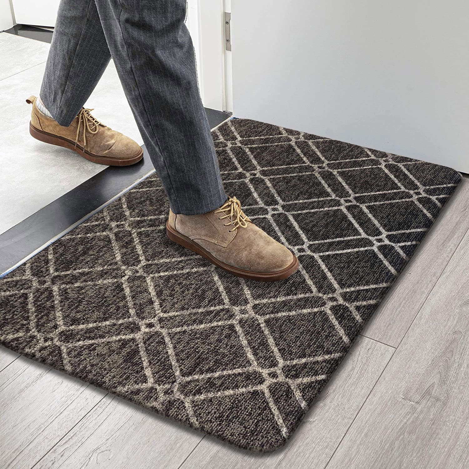 Phuket PVC Anti Fatigue Doormat (45x75 cm , Brown)