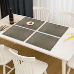Dining Table Placemat Set of 4 (30x45 CM Brown)