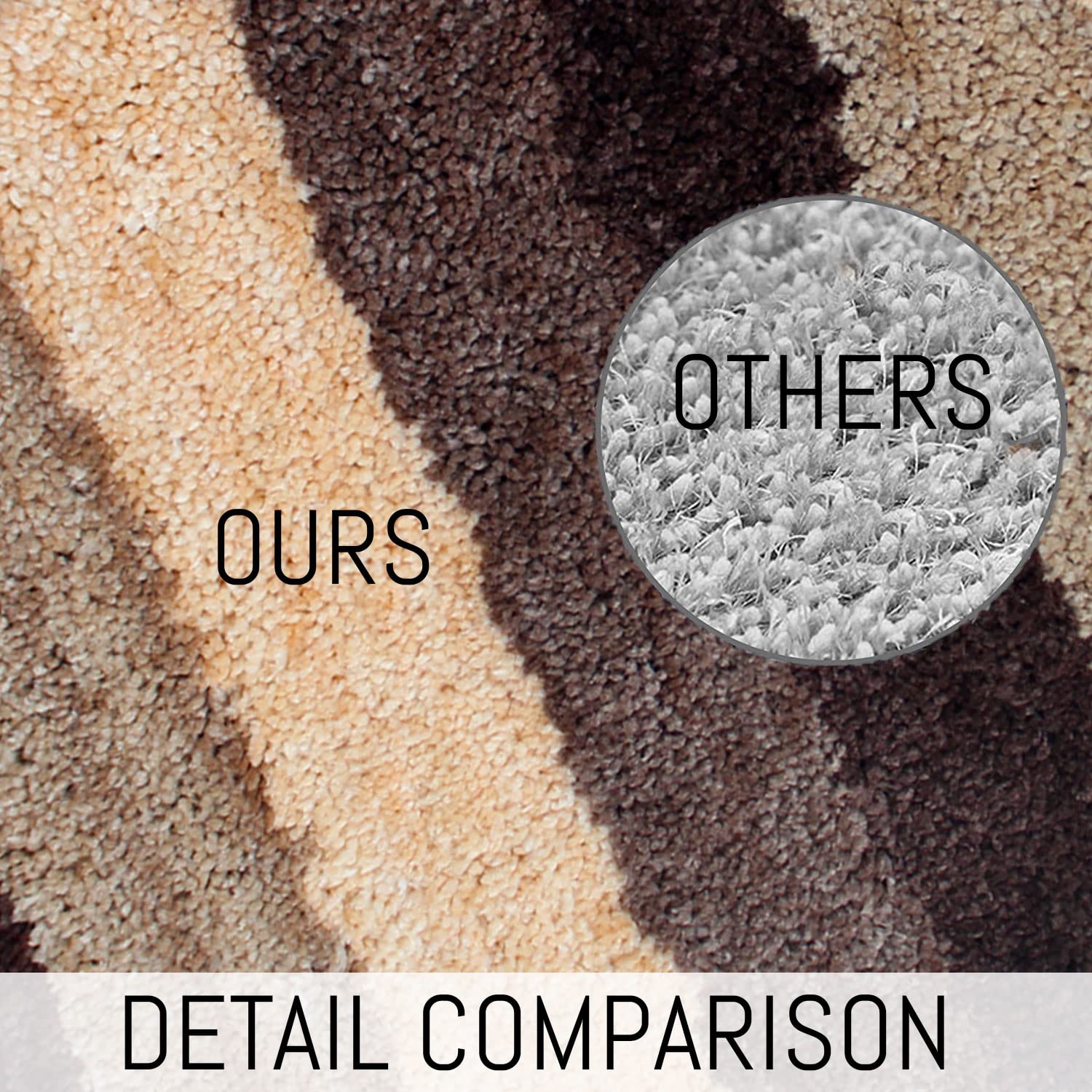 Jericho Bath Mat For Bathroom (40x60 cm, Amber)
