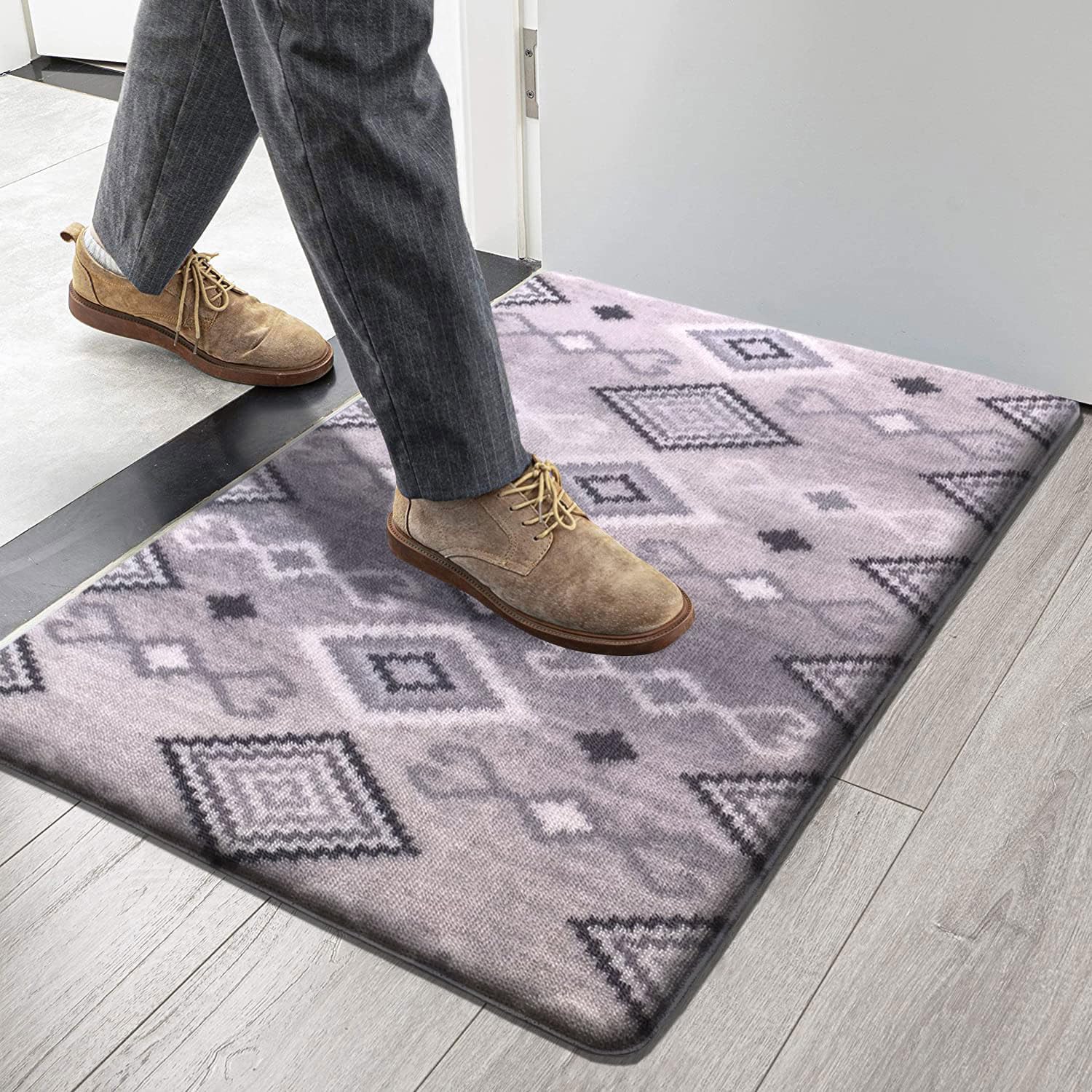 Cuba Door Mats Anti Fatigue - Wave Grey (45x75 cm)