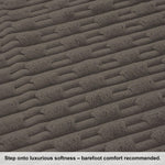 Rabbit Tail Fur Floor Runner (2x5 Feet, Cocoa)