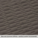 Rabbit Tail Fur Carpet (3x5 Feet, Cocoa)