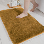 Newman Bath Mat 2500 GSM (40X60 Cm, Gold)
